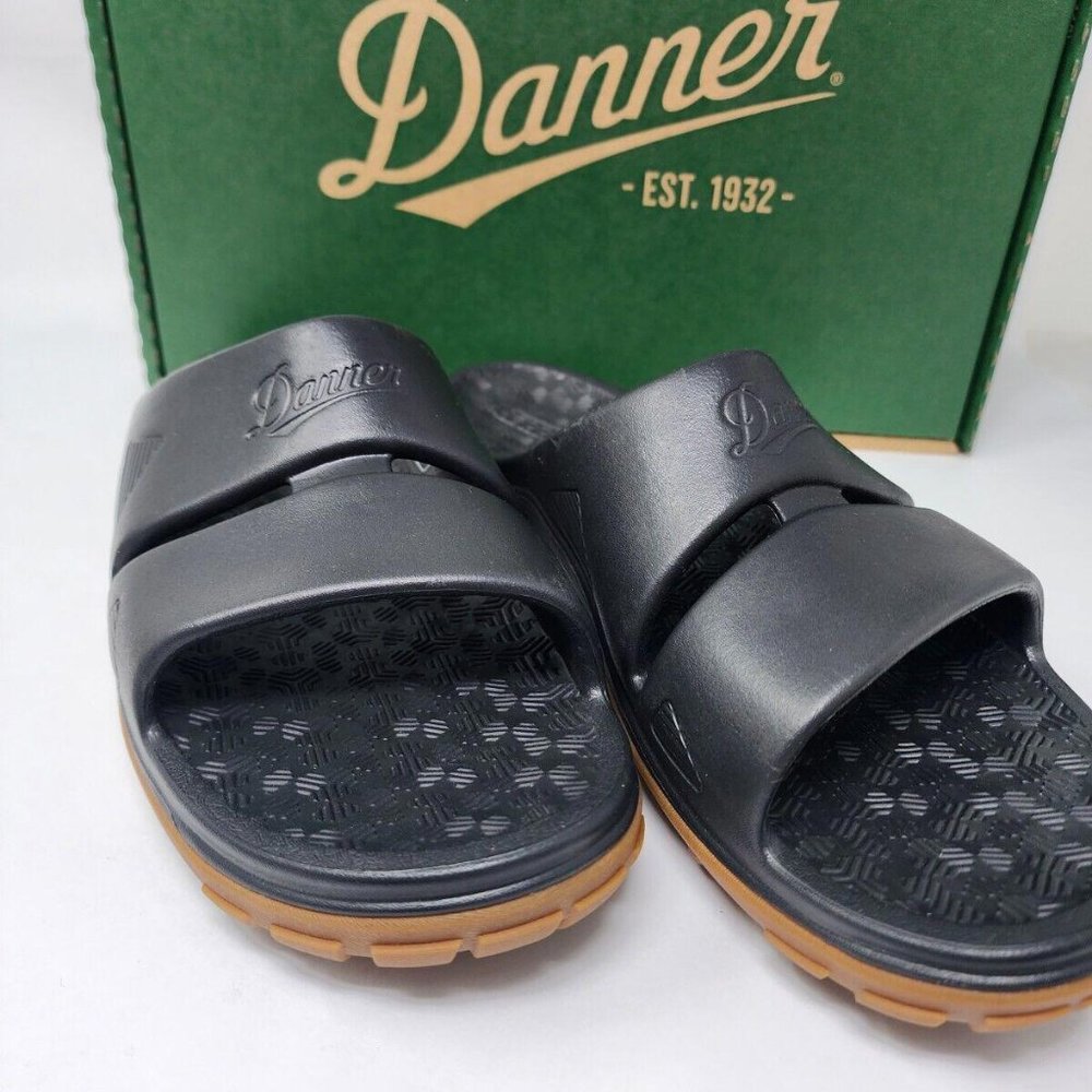 Danner 36440 Men's Shelter Cove Black Lightweight Camp Slip-On Sandals